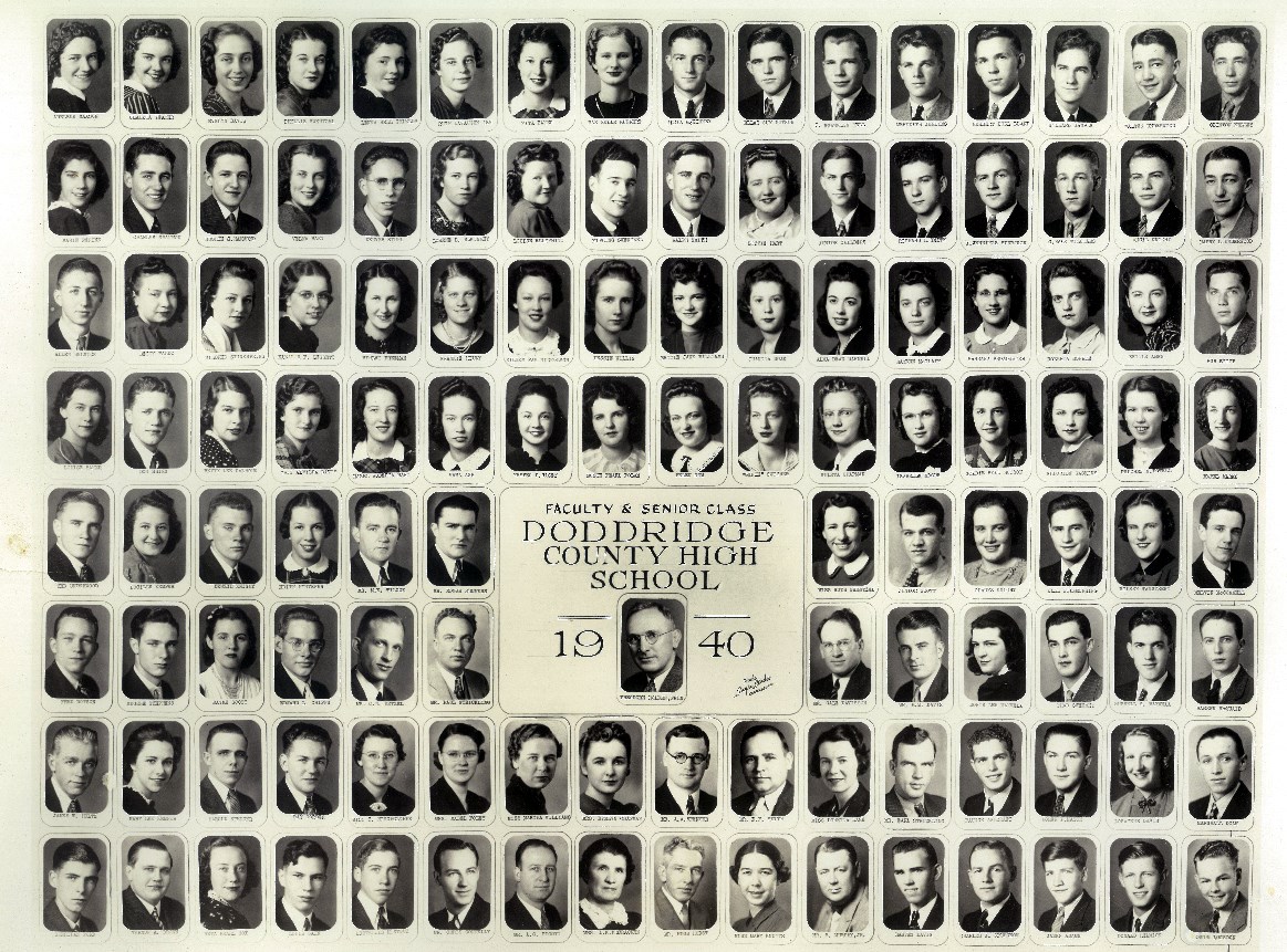 1940 Doddridge County High School Senior Class