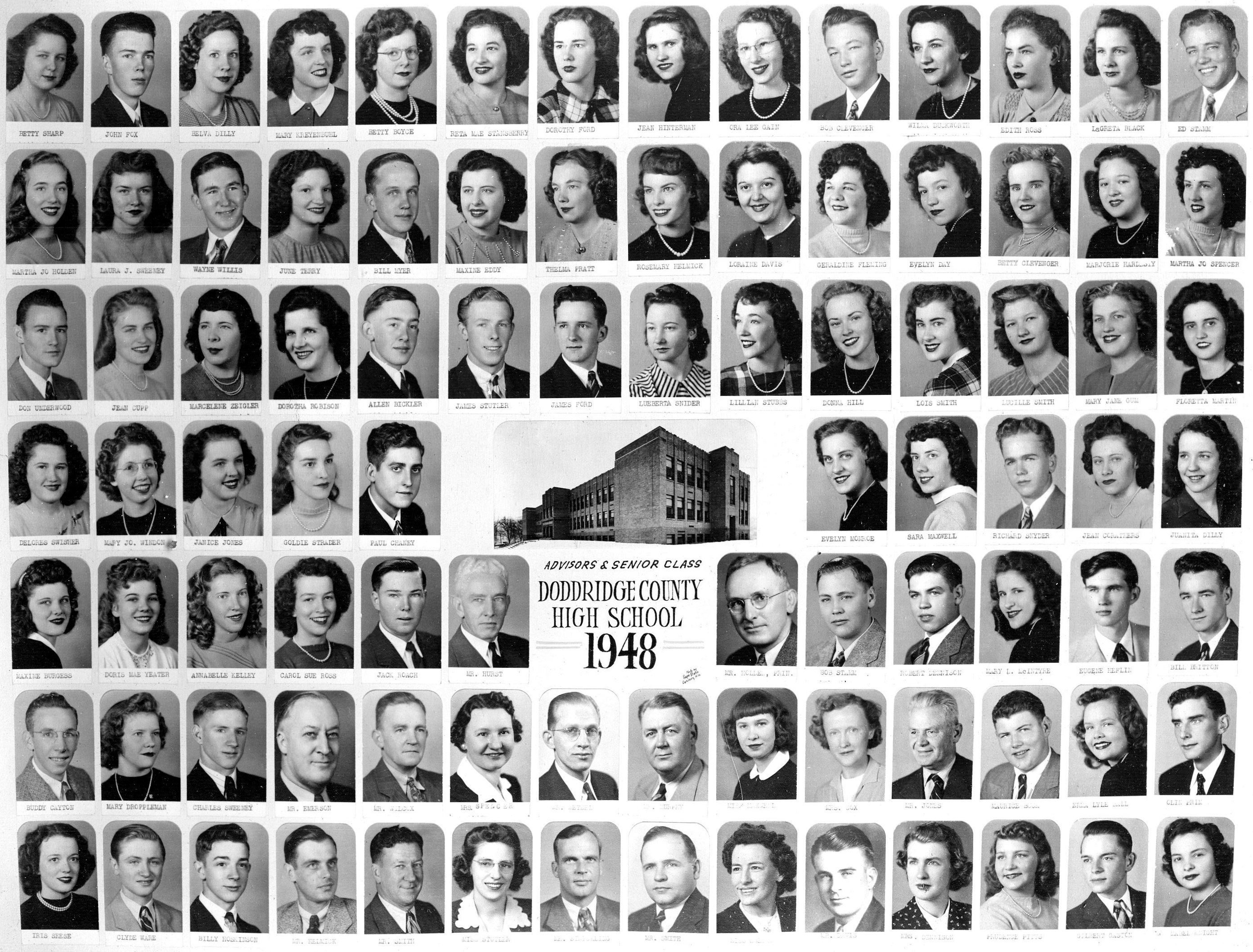 1948 Doddridge County High School Senior Photo