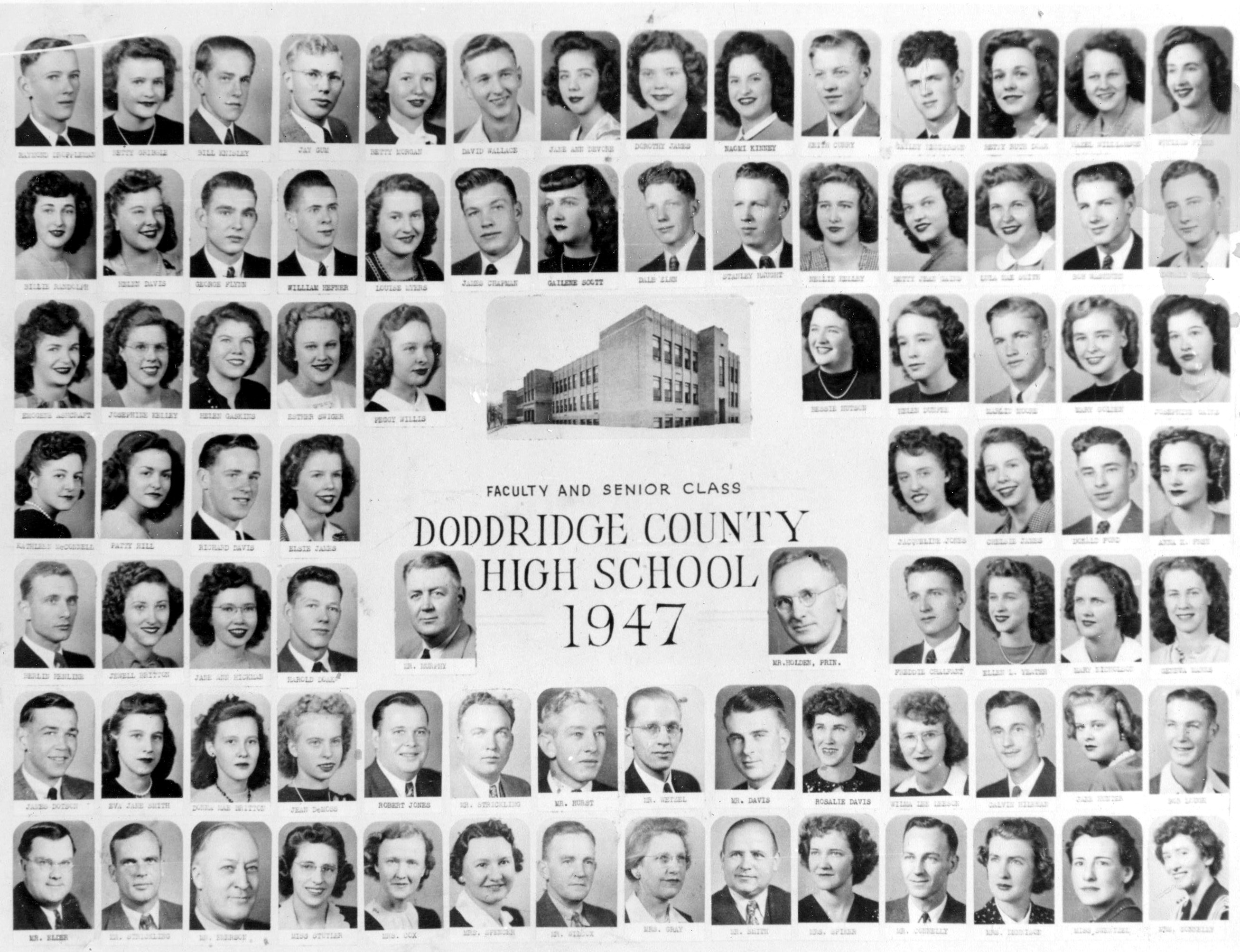 1947 Doddridge County High School Senior Photo
